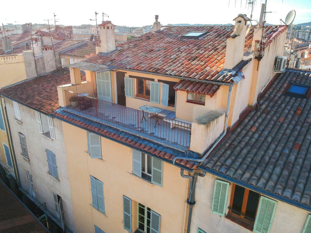 Clt - Unique Duplex & Terrace On The Provencal Market 앙티브 외부 사진
