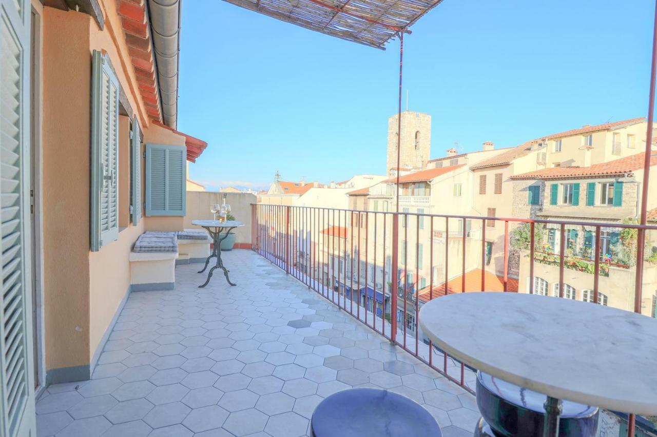 Clt - Unique Duplex & Terrace On The Provencal Market 앙티브 외부 사진