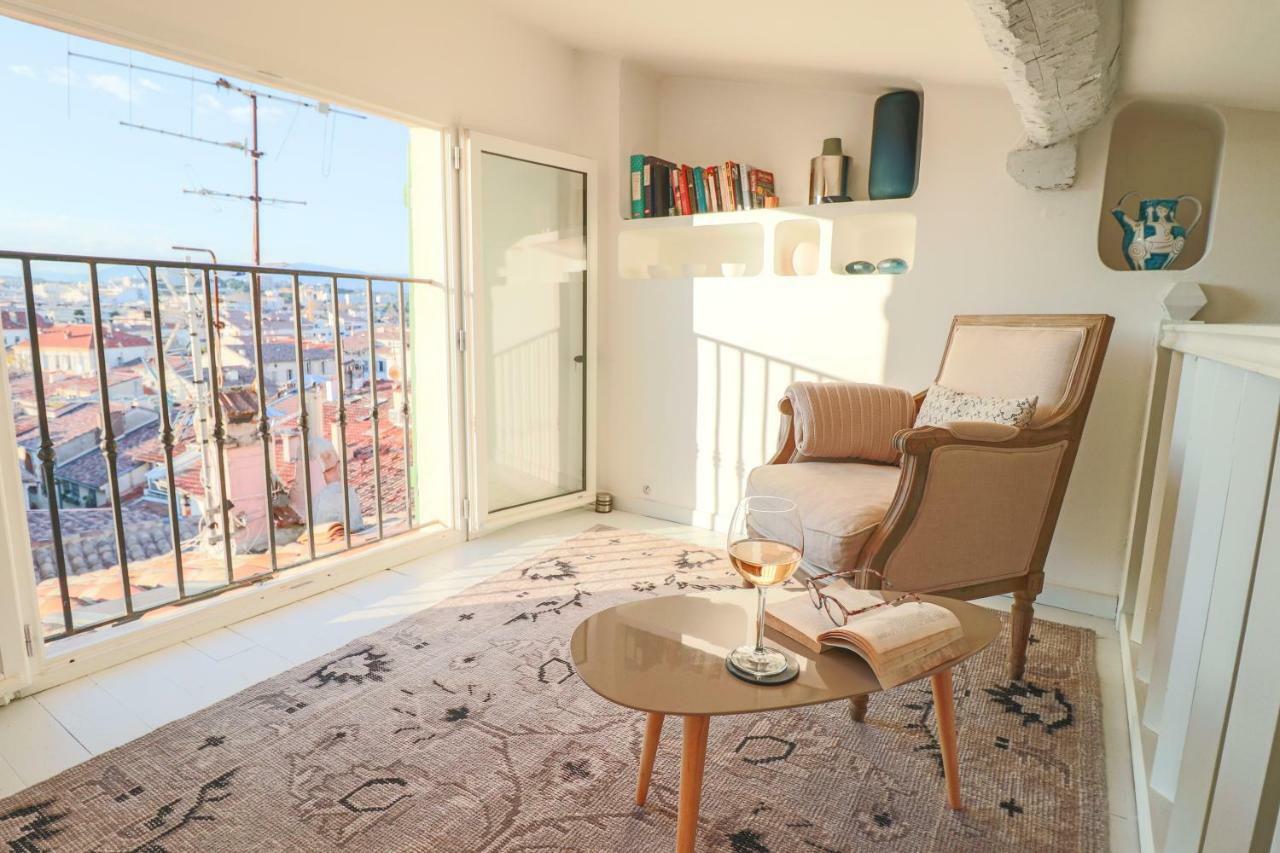 Clt - Unique Duplex & Terrace On The Provencal Market 앙티브 외부 사진