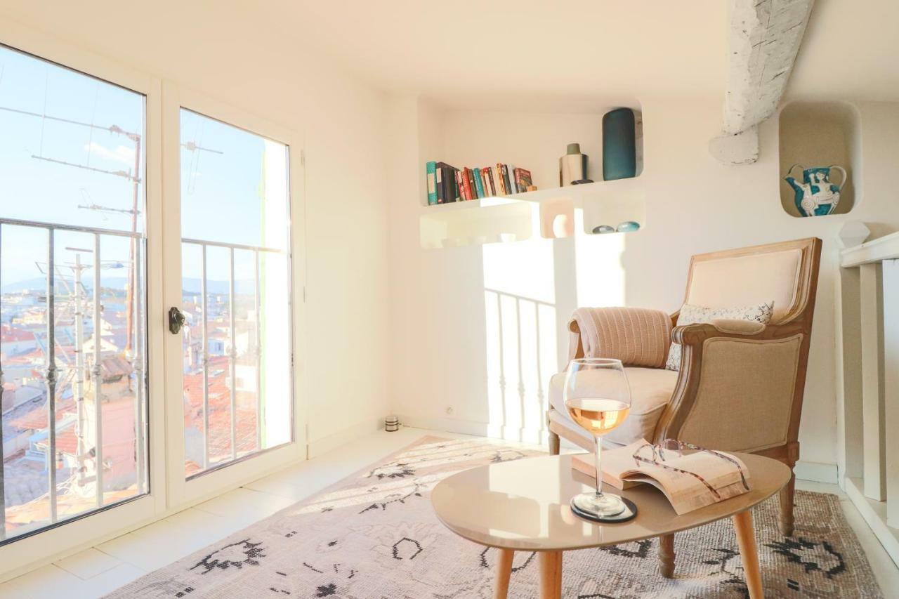 Clt - Unique Duplex & Terrace On The Provencal Market 앙티브 외부 사진